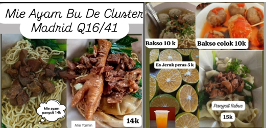 Minuman, Mie Ayam dan Bakso *BU DE*